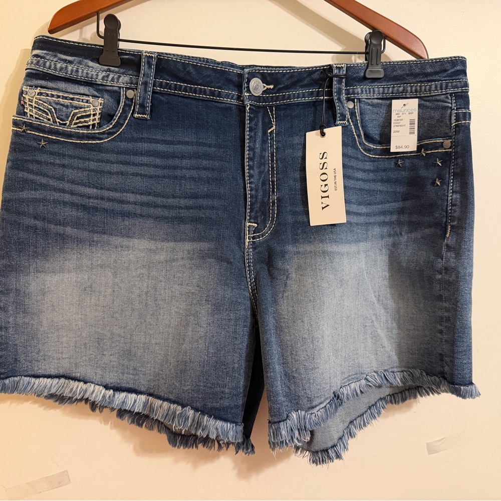 Vigoss Star-Studded Blue Denim NWT size 20